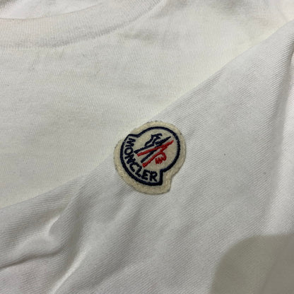 【中古品】【メンズ】 MONCLER モンクレール MAGLIA T-SHIRT F10918C72210 8390T マグリア Tシャツ 半袖 トップス 141-260713-yo-13-tei サイズ：XL カラー：ホワイト 万代Net店