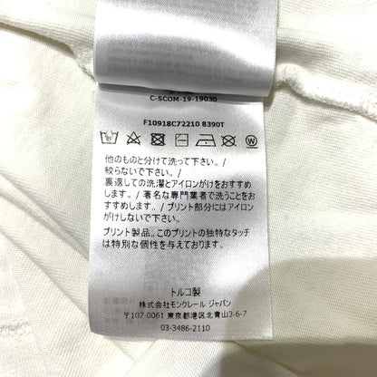 【中古品】【メンズ】 MONCLER モンクレール MAGLIA T-SHIRT F10918C72210 8390T マグリア Tシャツ 半袖 トップス 141-260713-yo-13-tei サイズ：XL カラー：ホワイト 万代Net店