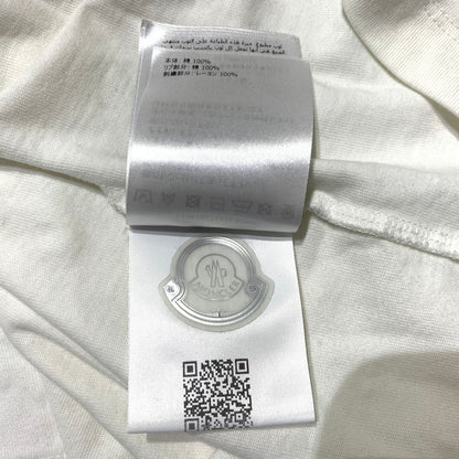 【中古品】【メンズ】 MONCLER モンクレール MAGLIA T-SHIRT F10918C72210 8390T マグリア Tシャツ 半袖 トップス 141-260713-yo-13-tei サイズ：XL カラー：ホワイト 万代Net店