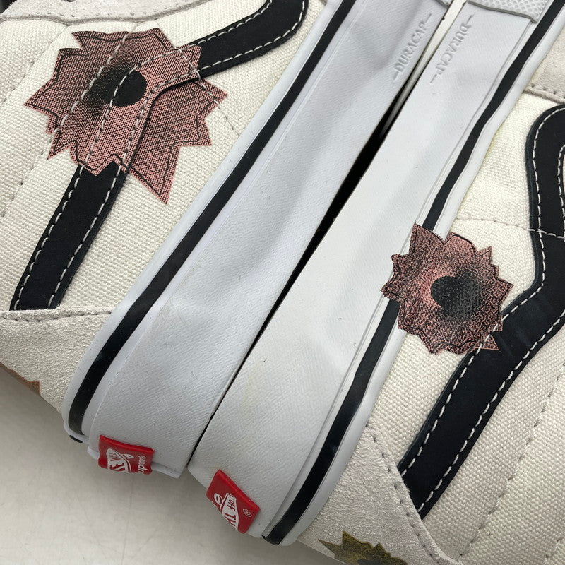 【中古品】【メンズ】 VANS バンズ × SUPREME シュプリーム × NATE LOMAN ネイト・ロウマン 別注コラボ SKATE GROSSO MID スケート グラッソ ミッド スニーカー 靴 162-260905-yo-11-teih サイズ：24cm カラー：ホワイト 万代Net店