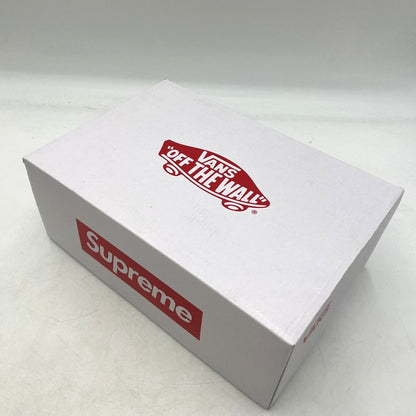 【中古品】【メンズ】 VANS バンズ × SUPREME シュプリーム × NATE LOMAN ネイト・ロウマン 別注コラボ SKATE GROSSO MID スケート グラッソ ミッド スニーカー 靴 162-260905-yo-11-teih サイズ：24cm カラー：ホワイト 万代Net店