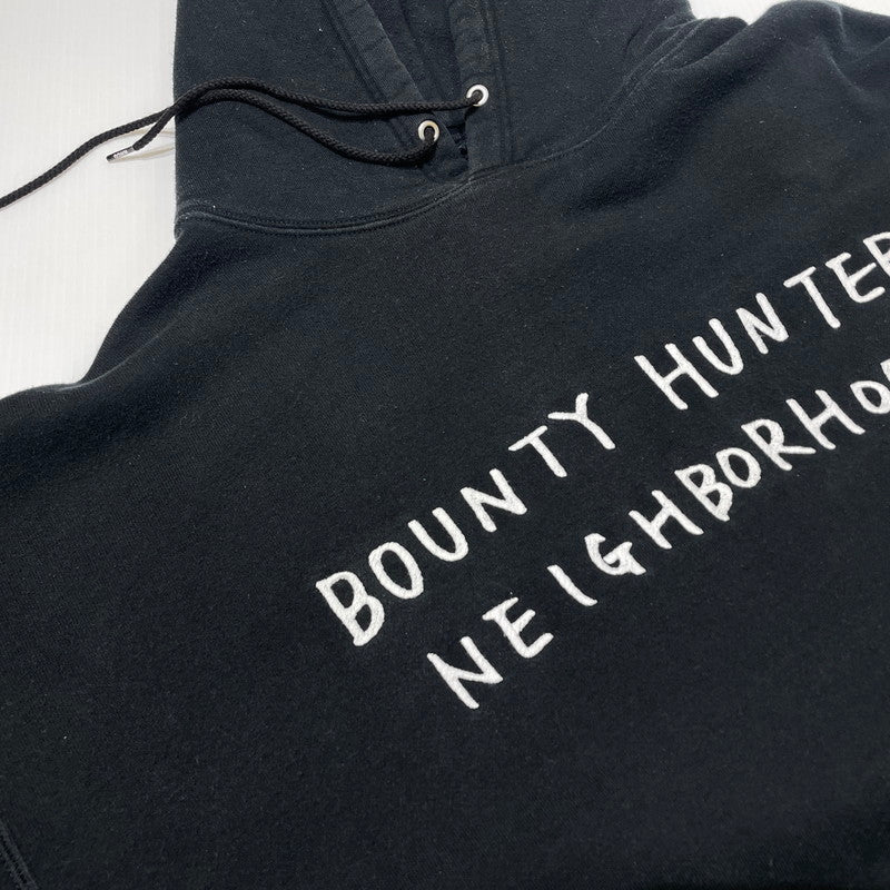【中古品】【メンズ】 NEIGHBORHOOD ネイバーフッド × BOUNTY HUNTER バウンティーハンター 別注 コラボ 22AW PULLOVER PARKA 222UWBHN-CSM01S プルオーバー パーカー 長袖 トップス フーディー 142-260713-yo-06-tei サイズ：M カラー：ブラック 万代Net店