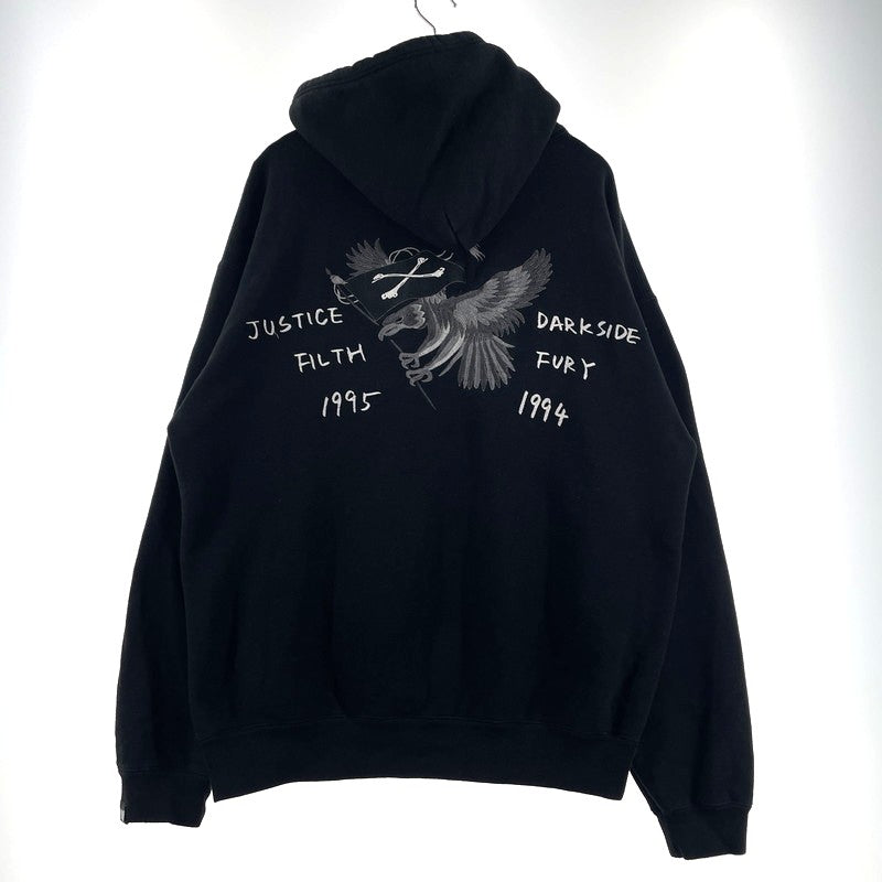 【中古品】【メンズ】 NEIGHBORHOOD ネイバーフッド × BOUNTY HUNTER バウンティーハンター 別注 コラボ 22AW PULLOVER PARKA 222UWBHN-CSM01S プルオーバー パーカー 長袖 トップス フーディー 142-260713-yo-06-tei サイズ：M カラー：ブラック 万代Net店