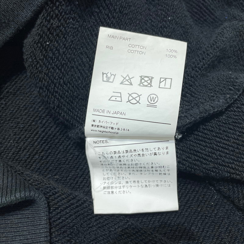 【中古品】【メンズ】 NEIGHBORHOOD ネイバーフッド × BOUNTY HUNTER バウンティーハンター 別注 コラボ 22AW PULLOVER PARKA 222UWBHN-CSM01S プルオーバー パーカー 長袖 トップス フーディー 142-260713-yo-06-tei サイズ：M カラー：ブラック 万代Net店