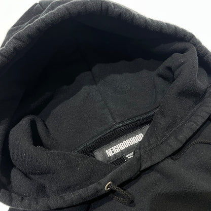 【中古品】【メンズ】 NEIGHBORHOOD ネイバーフッド × BOUNTY HUNTER バウンティーハンター 別注 コラボ 22AW PULLOVER PARKA 222UWBHN-CSM01S プルオーバー パーカー 長袖 トップス フーディー 142-260713-yo-06-tei サイズ：M カラー：ブラック 万代Net店