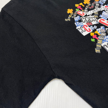 【中古品】【メンズ】 NEIGHBORHOOD ネイバーフッド × THE TIMERS . ザ・タイマーズ 別注 コラボ TEE SS Tシャツ ショートスリーブ 半袖 トップス 142-260713-yo-07-tei サイズ：M カラー：ブラック 万代Net店