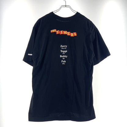 【中古品】【メンズ】 NEIGHBORHOOD ネイバーフッド × THE TIMERS . ザ・タイマーズ 別注 コラボ TEE SS Tシャツ ショートスリーブ 半袖 トップス 142-260713-yo-07-tei サイズ：M カラー：ブラック 万代Net店