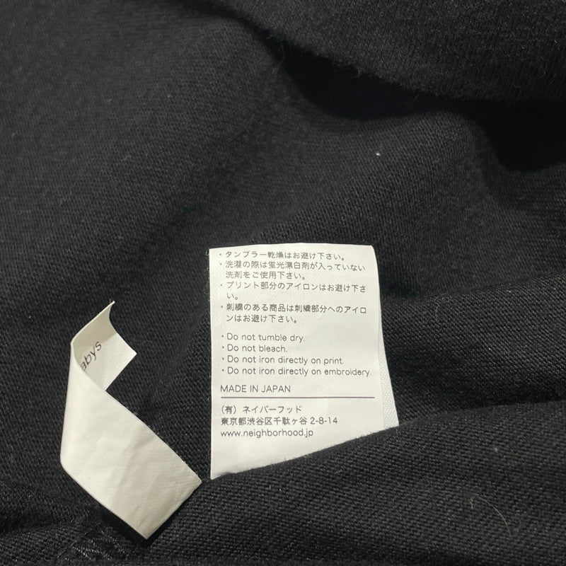 【中古品】【メンズ】 NEIGHBORHOOD ネイバーフッド × THE TIMERS . ザ・タイマーズ 別注 コラボ TEE SS Tシャツ ショートスリーブ 半袖 トップス 142-260713-yo-07-tei サイズ：M カラー：ブラック 万代Net店