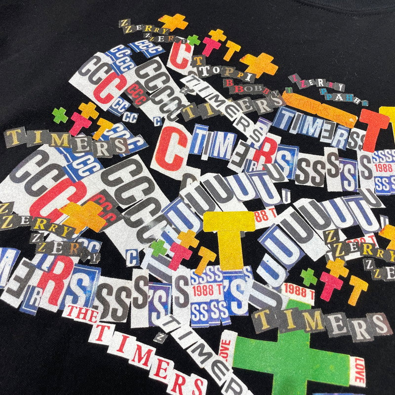 【中古品】【メンズ】 NEIGHBORHOOD ネイバーフッド × THE TIMERS . ザ・タイマーズ 別注 コラボ TEE SS Tシャツ ショートスリーブ 半袖 トップス 142-260713-yo-07-tei サイズ：M カラー：ブラック 万代Net店