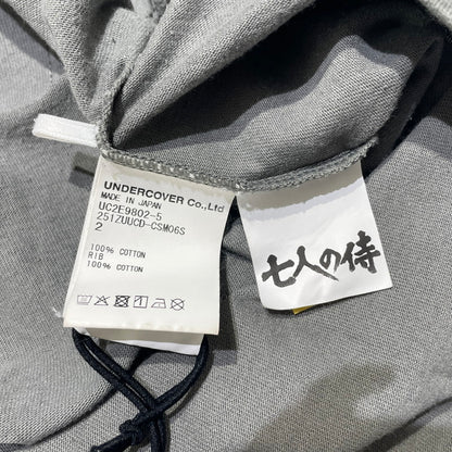 【中古品】【メンズ】 UNDERCOVER アンダーカバー × WTAPS ダブルタップス 別注 コラボ 25SS INDIVIDUALITY SS COTTON TEE 251ZUUCD-CSM06S インディビジュアリティー コットン Tシャツ 半袖 七人の侍 140-260713-yo-09-tei サイズ：2 カラー：グレー 万代Net店
