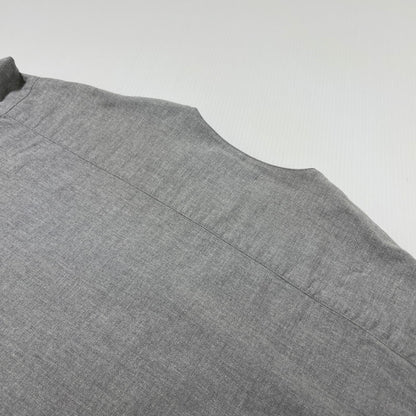 【中古品】【メンズ】 WTAPS ダブルタップス 23SS LEAGUE LS COTTON BASEBALL SHIRT 231TQDT-SHM07 リーグ ロングスリーブ コットン ベースボールシャツ 長袖 トップス 142-260713-yo-10-tei サイズ：01 カラー：グレー 万代Net店