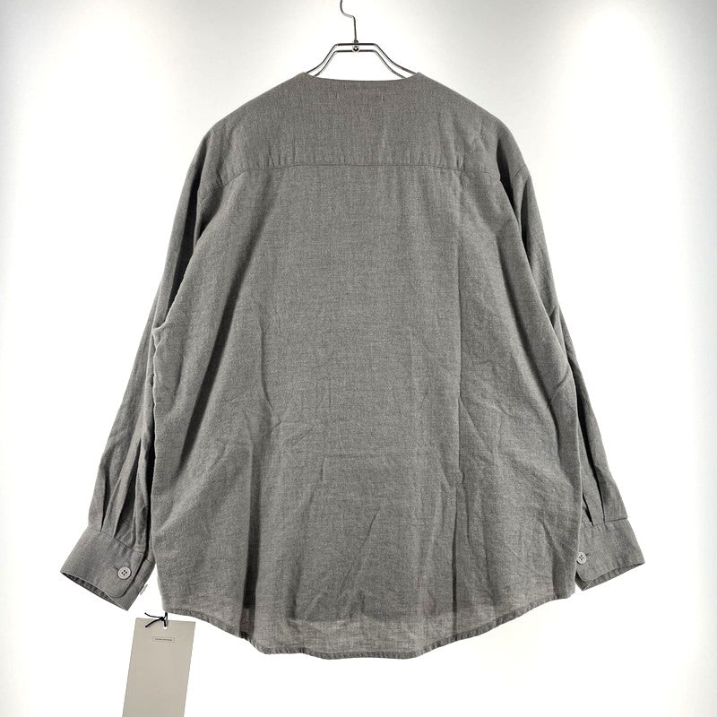 【中古品】【メンズ】 WTAPS ダブルタップス 23SS LEAGUE LS COTTON BASEBALL SHIRT 231TQDT-SHM07 リーグ ロングスリーブ コットン ベースボールシャツ 長袖 トップス 142-260713-yo-10-tei サイズ：01 カラー：グレー 万代Net店
