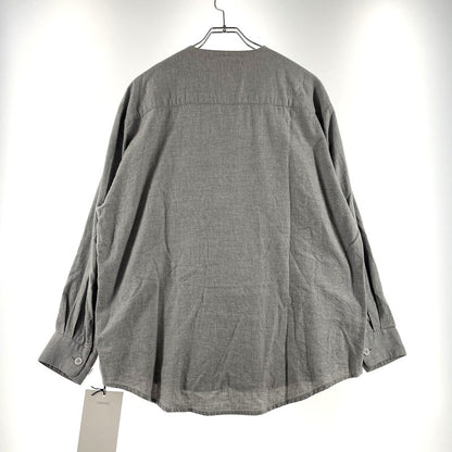 【中古品】【メンズ】 WTAPS ダブルタップス 23SS LEAGUE LS COTTON BASEBALL SHIRT 231TQDT-SHM07 リーグ ロングスリーブ コットン ベースボールシャツ 長袖 トップス 142-260713-yo-10-tei サイズ：01 カラー：グレー 万代Net店