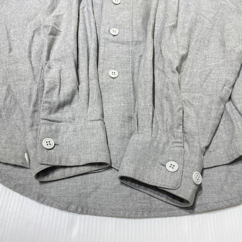 【中古品】【メンズ】 WTAPS ダブルタップス 23SS LEAGUE LS COTTON BASEBALL SHIRT 231TQDT-SHM07 リーグ ロングスリーブ コットン ベースボールシャツ 長袖 トップス 142-260713-yo-10-tei サイズ：01 カラー：グレー 万代Net店
