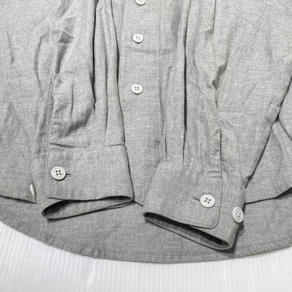 【中古品】【メンズ】 WTAPS ダブルタップス 23SS LEAGUE LS COTTON BASEBALL SHIRT 231TQDT-SHM07 リーグ ロングスリーブ コットン ベースボールシャツ 長袖 トップス 142-260713-yo-10-tei サイズ：01 カラー：グレー 万代Net店
