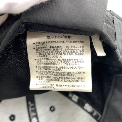 【中古品】【メンズ】 WTAPS ダブルタップス × NEW ERA ニューエラ 別注コラボ 59FIFTY LOW PROFILE CAP POLY. TWILL. NEWERA. LEAGUE ロー プロファイル キャップ 帽子 185-260730-yo-12-tei サイズ：７ 3/8 カラー：ブラック 万代Net店