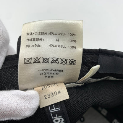【中古品】【メンズ】 WTAPS ダブルタップス × NEW ERA ニューエラ 別注コラボ 59FIFTY LOW PROFILE CAP POLY. TWILL. NEWERA. LEAGUE ロー プロファイル キャップ 帽子 185-260730-yo-12-tei サイズ：７ 3/8 カラー：ブラック 万代Net店