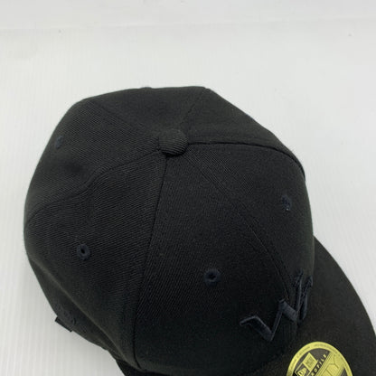【中古品】【メンズ】 WTAPS ダブルタップス × NEW ERA ニューエラ 別注コラボ 59FIFTY LOW PROFILE CAP POLY. TWILL. NEWERA. LEAGUE ロー プロファイル キャップ 帽子 185-260730-yo-12-tei サイズ：７ 3/8 カラー：ブラック 万代Net店