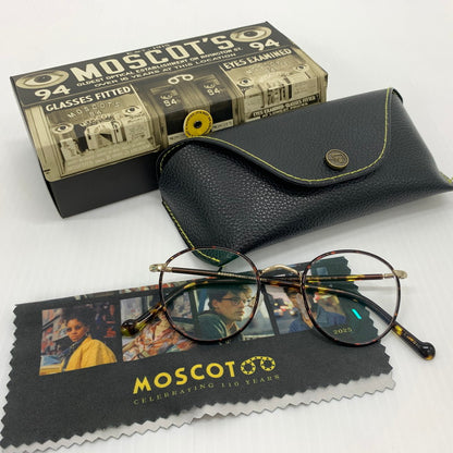 【中古品】【メンズ】 MOSCOT モスコット ZEV EYEGLASSES メガネ アイウェア サングラス ラウンド 203-260714-ko-08-tei サイズ：46□21-145 カラー：Tortoise/gold 万代Net店