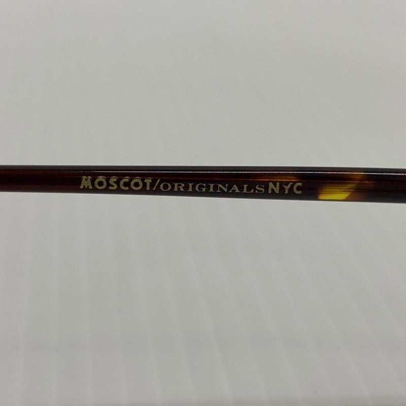 【中古品】【メンズ】 MOSCOT モスコット ZEV EYEGLASSES メガネ アイウェア サングラス ラウンド 203-260714-ko-08-tei サイズ：46□21-145 カラー：Tortoise/gold 万代Net店