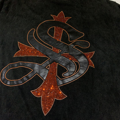 【中古品】【メンズ】 SUPLIER サプライヤー CROSS S/S TEE クロス ショートスリーブ Tシャツ 半袖 トップス ラインストーン 142-260720-ko-34-tei サイズ：M カラー：グレー 万代Net店