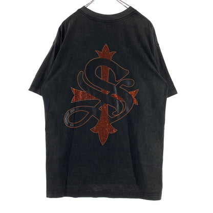 【中古品】【メンズ】 SUPLIER サプライヤー CROSS S/S TEE クロス ショートスリーブ Tシャツ 半袖 トップス ラインストーン 142-260720-ko-34-tei サイズ：M カラー：グレー 万代Net店