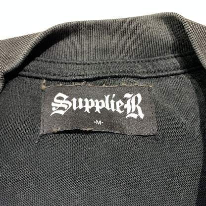 【中古品】【メンズ】 SUPLIER サプライヤー CROSS S/S TEE クロス ショートスリーブ Tシャツ 半袖 トップス ラインストーン 142-260720-ko-34-tei サイズ：M カラー：グレー 万代Net店
