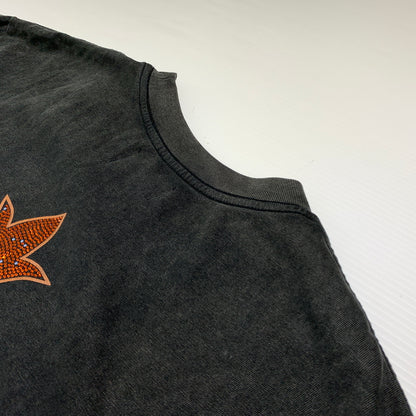 【中古品】【メンズ】 SUPLIER サプライヤー CROSS S/S TEE クロス ショートスリーブ Tシャツ 半袖 トップス ラインストーン 142-260720-ko-34-tei サイズ：M カラー：グレー 万代Net店