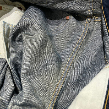 【中古品】【メンズ】 FULLCOUNT フルカウント 0105XX WIDE DENIM HEAVY OZ ワイド デニム ヘビーオンス ボトムス デニムパンツ 156-260713-yo-03-tei サイズ：W29L32 カラー：インディゴ 万代Net店
