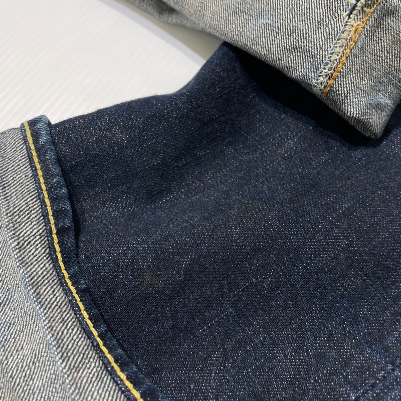 【中古品】【メンズ】 FULLCOUNT フルカウント 0105XX WIDE DENIM HEAVY OZ ワイド デニム ヘビーオンス ボトムス デニムパンツ 156-260713-yo-03-tei サイズ：W29L32 カラー：インディゴ 万代Net店