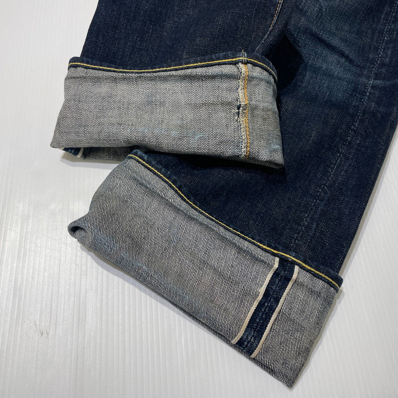 【中古品】【メンズ】 FULLCOUNT フルカウント 0105XX WIDE DENIM HEAVY OZ ワイド デニム ヘビーオンス ボトムス デニムパンツ 156-260713-yo-03-tei サイズ：W29L32 カラー：インディゴ 万代Net店