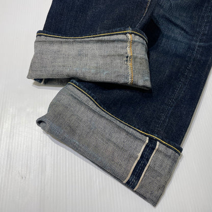 【中古品】【メンズ】 FULLCOUNT フルカウント 0105XX WIDE DENIM HEAVY OZ ワイド デニム ヘビーオンス ボトムス デニムパンツ 156-260713-yo-03-tei サイズ：W29L32 カラー：インディゴ 万代Net店