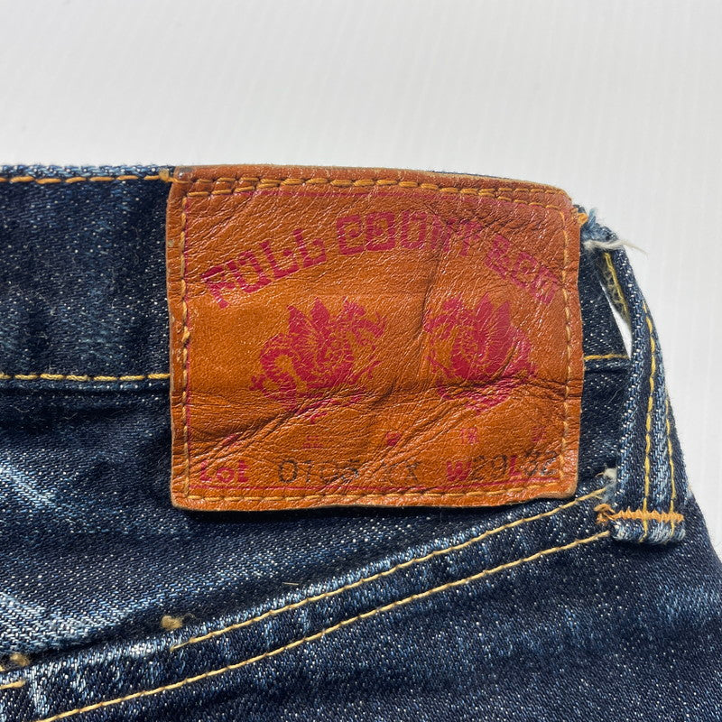 【中古品】【メンズ】 FULLCOUNT フルカウント 0105XX WIDE DENIM HEAVY OZ ワイド デニム ヘビーオンス ボトムス デニムパンツ 156-260713-yo-03-tei サイズ：W29L32 カラー：インディゴ 万代Net店