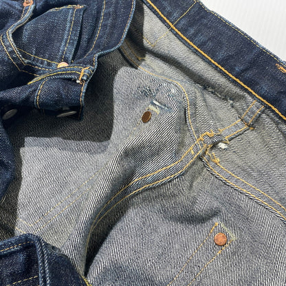 【中古品】【メンズ】 FULLCOUNT フルカウント 0105XX WIDE DENIM HEAVY OZ ワイド デニム ヘビーオンス ボトムス デニムパンツ 156-260713-yo-03-tei サイズ：W29L32 カラー：インディゴ 万代Net店