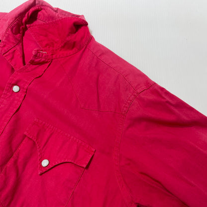 【現状渡し品】【メンズ】 H BARC エイチバーシー 60's WESTERN SHIRT VINTAGE 60年代 ウエスタン シャツ 長袖 トップス ヴィンテージ 145-260713-yo-05-tei サイズ：不明 カラー：レッド 万代Net店