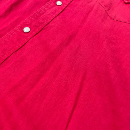 【現状渡し品】【メンズ】 H BARC エイチバーシー 60's WESTERN SHIRT VINTAGE 60年代 ウエスタン シャツ 長袖 トップス ヴィンテージ 145-260713-yo-05-tei サイズ：不明 カラー：レッド 万代Net店