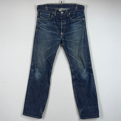 【中古品】【メンズ】 RRL ダブルアールエル PIONEER BUCKLE-BACK JEAN DENIM R41 パイオニア シンチ バック ジーン デニム ボトムス 156-260720-sa-27-tei サイズ：32 カラー：インディゴ 万代Net店