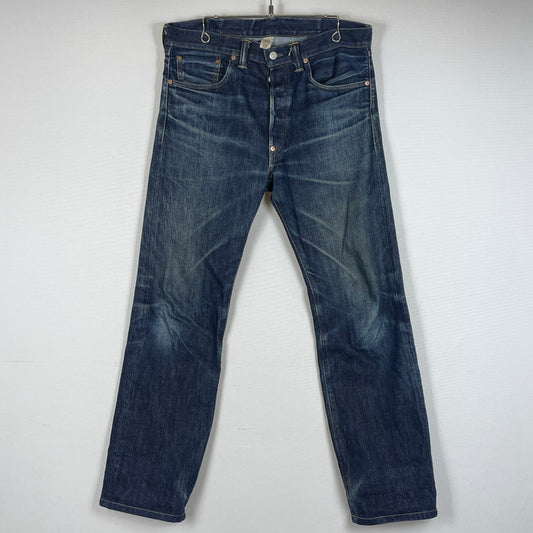 【中古品】【メンズ】 RRL ダブルアールエル PIONEER BUCKLE-BACK JEAN DENIM R41 パイオニア シンチ バック ジーン デニム ボトムス 156-260720-sa-27-tei サイズ：32 カラー：インディゴ 万代Net店