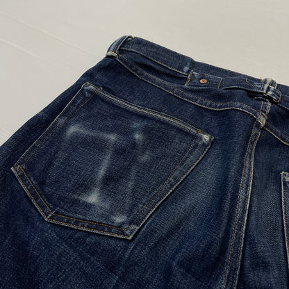 【中古品】【メンズ】 RRL ダブルアールエル PIONEER BUCKLE-BACK JEAN DENIM R41 パイオニア シンチ バック ジーン デニム ボトムス 156-260720-sa-27-tei サイズ：32 カラー：インディゴ 万代Net店