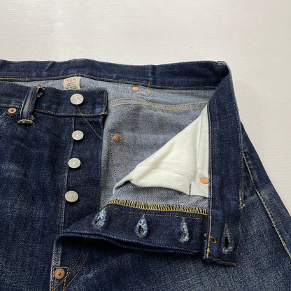 【中古品】【メンズ】 RRL ダブルアールエル PIONEER BUCKLE-BACK JEAN DENIM R41 パイオニア シンチ バック ジーン デニム ボトムス 156-260720-sa-27-tei サイズ：32 カラー：インディゴ 万代Net店