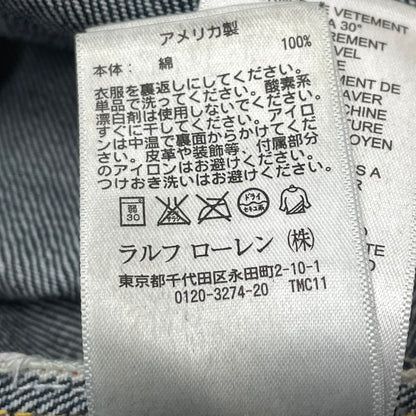 【中古品】【メンズ】 RRL ダブルアールエル PIONEER BUCKLE-BACK JEAN DENIM R41 パイオニア シンチ バック ジーン デニム ボトムス 156-260720-sa-27-tei サイズ：32 カラー：インディゴ 万代Net店