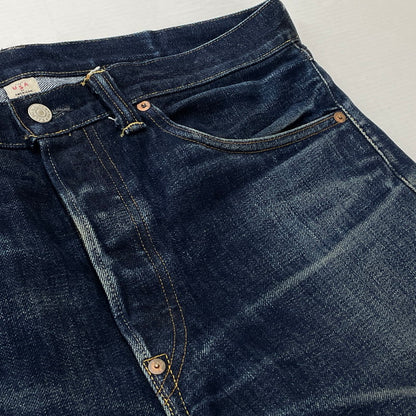 【中古品】【メンズ】 RRL ダブルアールエル PIONEER BUCKLE-BACK JEAN DENIM R41 パイオニア シンチ バック ジーン デニム ボトムス 156-260720-sa-27-tei サイズ：32 カラー：インディゴ 万代Net店