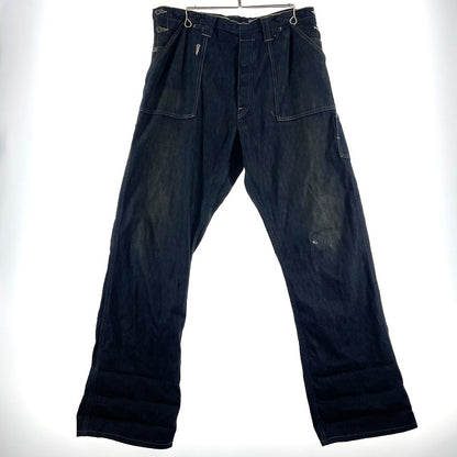 【中古品】【メンズ】 LEVI'S VINTAGE CLOSING リーバイスヴィンテージクロージング LOT 66 BIB OVERALL CUSTOMIZE DENIM PANTS ビブ オーバーオール カスタマイズ デニムパンツ ボトムス 156-260713-yo-01-tei サイズ：W32/L32 カラー：インディゴ 万代Net店