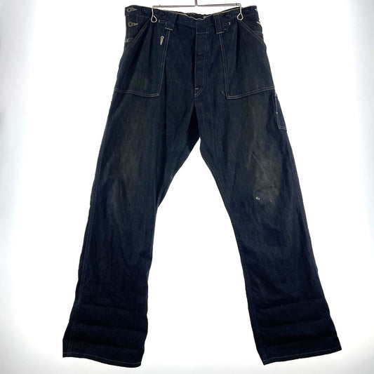 【中古品】【メンズ】 LEVI'S VINTAGE CLOSING リーバイスヴィンテージクロージング LOT 66 BIB OVERALL CUSTOMIZE DENIM PANTS ビブ オーバーオール カスタマイズ デニムパンツ ボトムス 156-260713-yo-01-tei サイズ：W32/L32 カラー：インディゴ 万代Net店