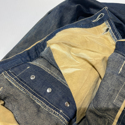 【中古品】【メンズ】 LEVI'S VINTAGE CLOSING リーバイスヴィンテージクロージング LOT 66 BIB OVERALL CUSTOMIZE DENIM PANTS ビブ オーバーオール カスタマイズ デニムパンツ ボトムス 156-260713-yo-01-tei サイズ：W32/L32 カラー：インディゴ 万代Net店