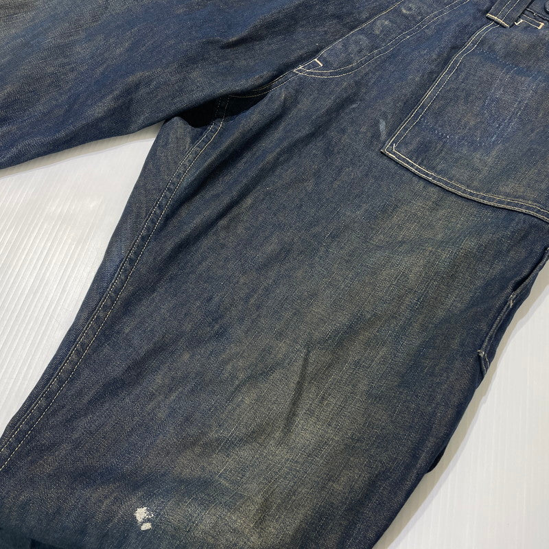 【中古品】【メンズ】 LEVI'S VINTAGE CLOSING リーバイスヴィンテージクロージング LOT 66 BIB OVERALL CUSTOMIZE DENIM PANTS ビブ オーバーオール カスタマイズ デニムパンツ ボトムス 156-260713-yo-01-tei サイズ：W32/L32 カラー：インディゴ 万代Net店