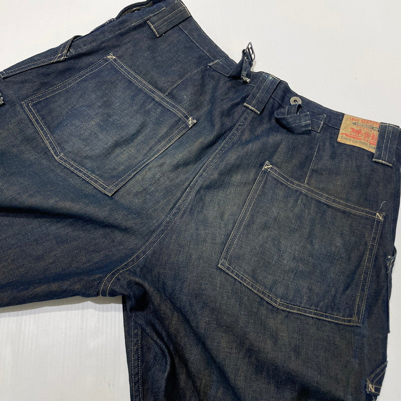 【中古品】【メンズ】 LEVI'S VINTAGE CLOSING リーバイスヴィンテージクロージング LOT 66 BIB OVERALL CUSTOMIZE DENIM PANTS ビブ オーバーオール カスタマイズ デニムパンツ ボトムス 156-260713-yo-01-tei サイズ：W32/L32 カラー：インディゴ 万代Net店