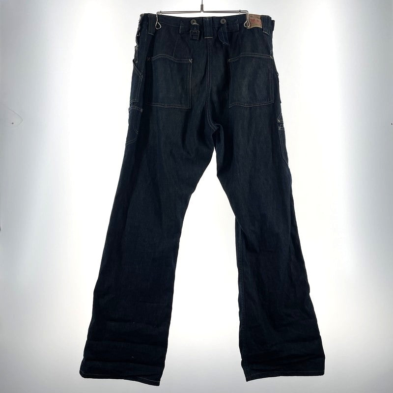 【中古品】【メンズ】 LEVI'S VINTAGE CLOSING リーバイスヴィンテージクロージング LOT 66 BIB OVERALL CUSTOMIZE DENIM PANTS ビブ オーバーオール カスタマイズ デニムパンツ ボトムス 156-260713-yo-01-tei サイズ：W32/L32 カラー：インディゴ 万代Net店
