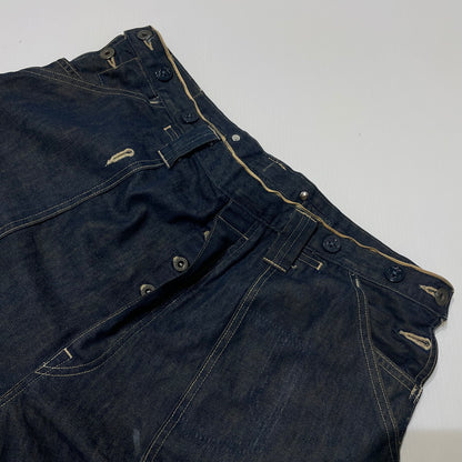 【中古品】【メンズ】 LEVI'S VINTAGE CLOSING リーバイスヴィンテージクロージング LOT 66 BIB OVERALL CUSTOMIZE DENIM PANTS ビブ オーバーオール カスタマイズ デニムパンツ ボトムス 156-260713-yo-01-tei サイズ：W32/L32 カラー：インディゴ 万代Net店