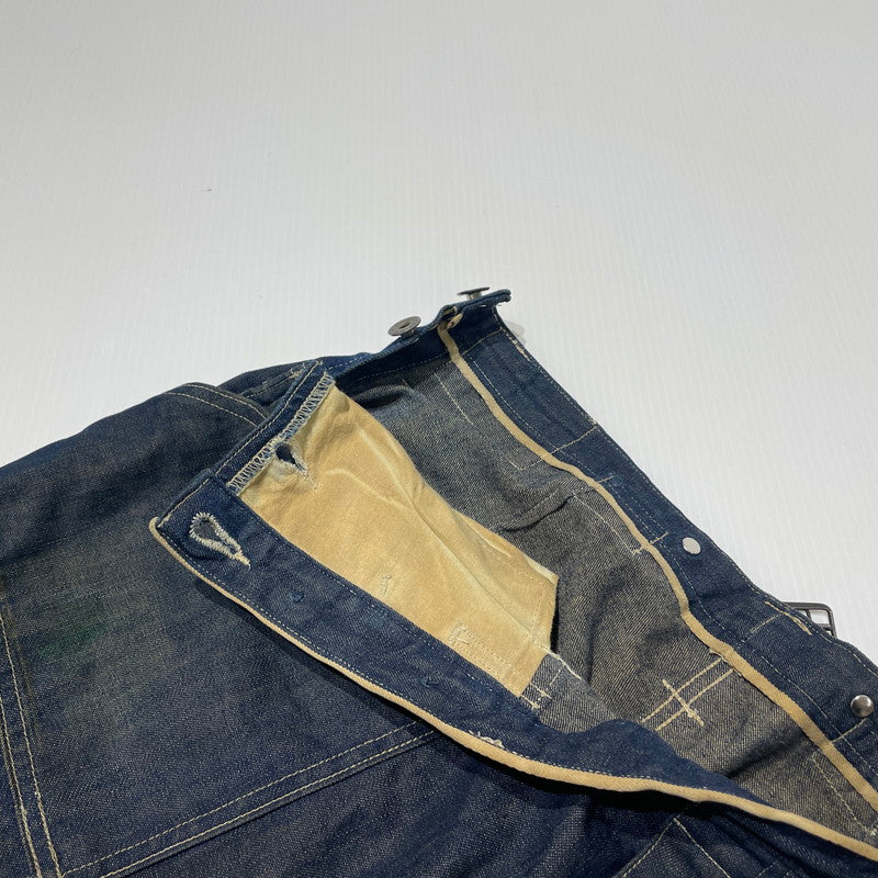 【中古品】【メンズ】 LEVI'S VINTAGE CLOSING リーバイスヴィンテージクロージング LOT 66 BIB OVERALL CUSTOMIZE DENIM PANTS ビブ オーバーオール カスタマイズ デニムパンツ ボトムス 156-260713-yo-01-tei サイズ：W32/L32 カラー：インディゴ 万代Net店